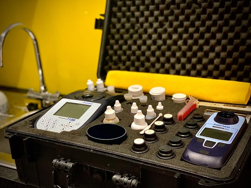 New main chlorination analysis equipment