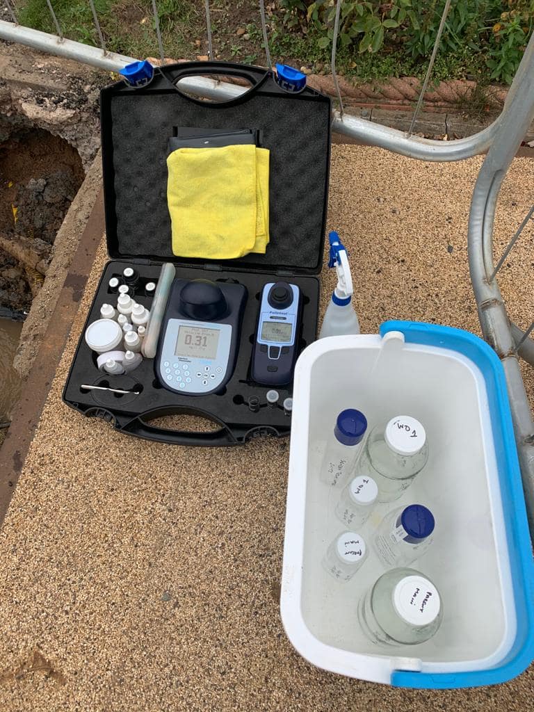 Analysis and Sampling After New Mains Chlorination